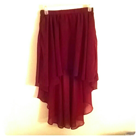 High low skirt