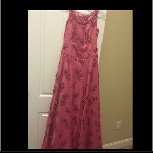 Pink Engagement Dress, Custom Made