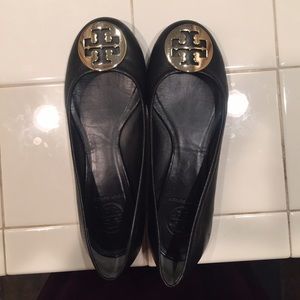Tory Burch gold flats 7