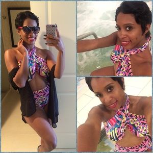 Brand New 2Pc Swimwear HighWaist (Md&Lg available)