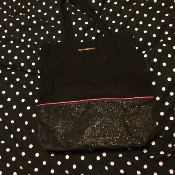 Victoria's Secret glitter tote