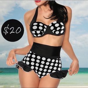 Polka dot HighWaist swimsuit