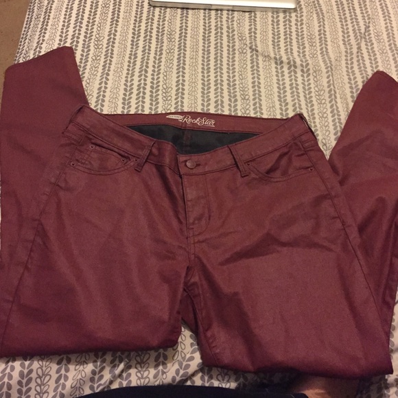 Burgundy pants