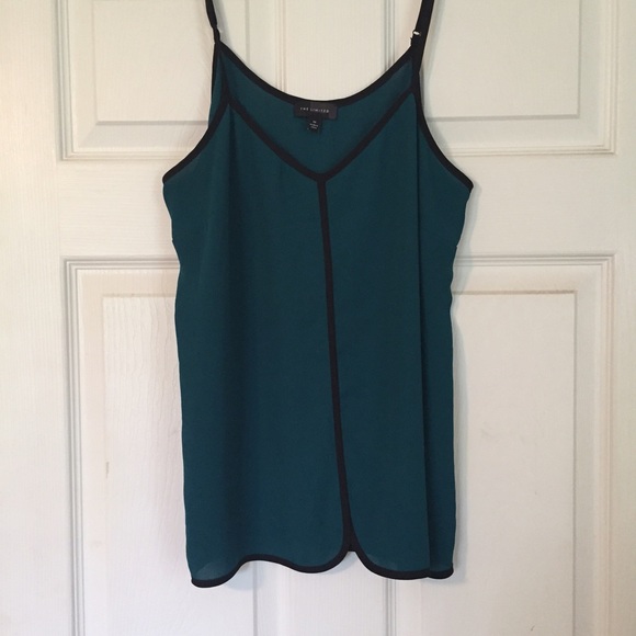 The Limited Tops - Teal and black tank