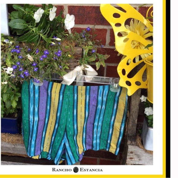 Cute Rancho Estancia Striped Shorts NWT - Picture 2 of 4