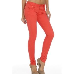 ❌SOLD❌LA idol Coral Skinny Jeans 1 or 24