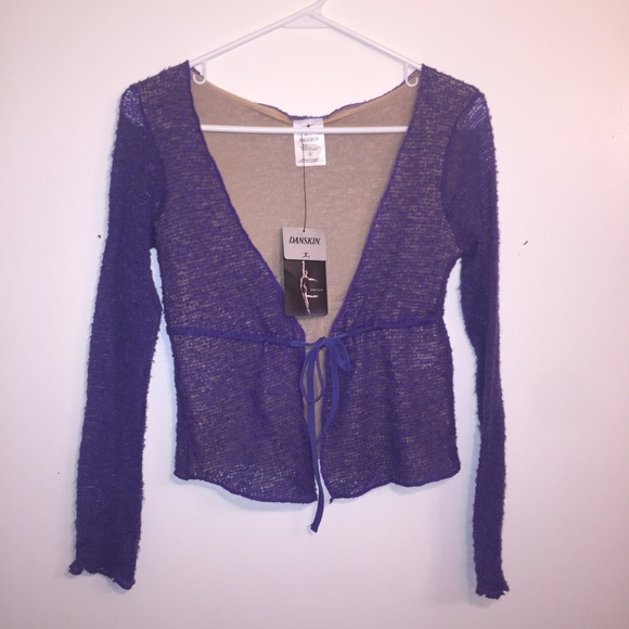Purple DANSKIN sweater - Picture 1 of 1
