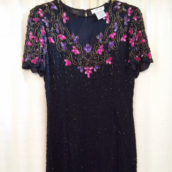 Black dress with beautiful sequins detail