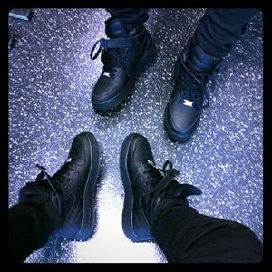 Nike Black On Black:Basketball High Tops
