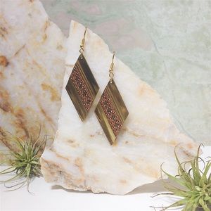 ✨💥⚡️RETRO GOLDEN CHAIN LINK DROP EARRINGS ⚡️💥✨