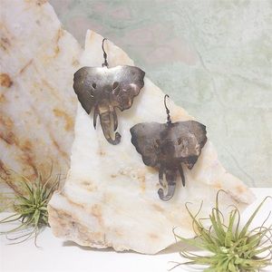 😍✨🐘 CUTE ELEPHANT METALLIC DROP EARRINGS 🐘✨😍