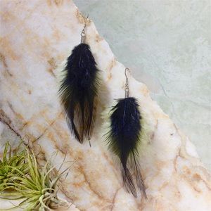 ✨🍃💗LUXURIOUS SOFT FEATHER DROP EARRINGS 💗🍃✨