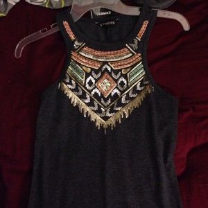 FINAL SALE  Aztec Sequin Dress