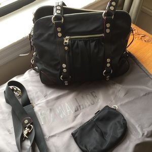MZ Wallace "TriBeCa" bag in black Bedford