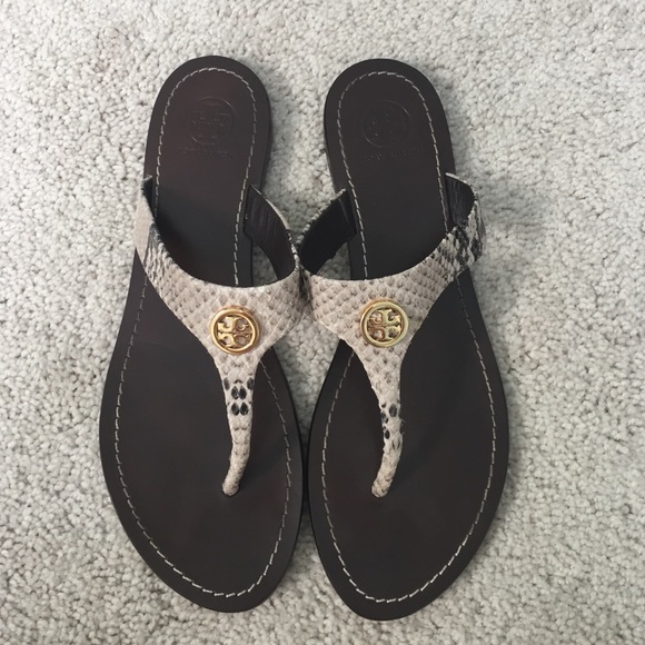 Tori Burch Snake Skin Sandal