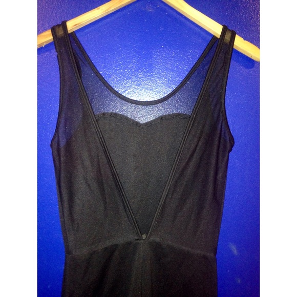 Black mesh sweetheart Jumpsuit ✨