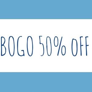 Everything in my closet is buy one get one 50% off