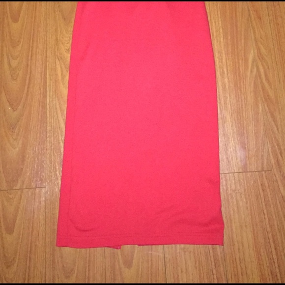 RED BNWT American apparel ponte tank dress