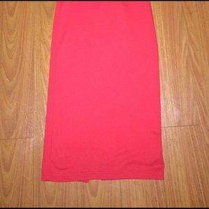 RED BNWT American apparel ponte tank dress