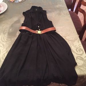 Black sheer light summer dress