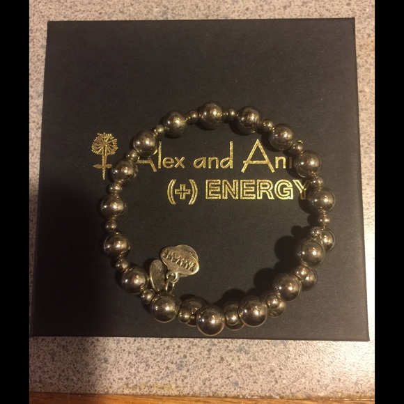 Alex and Ani shiny silver wrap