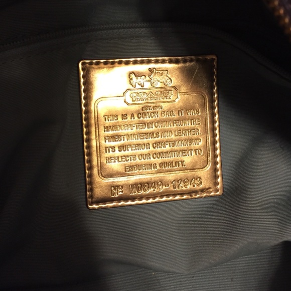 Brown coach bag! - Picture 3 of 4