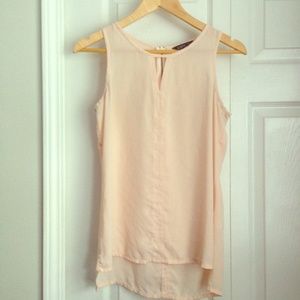 Light blush pink sleeveless top from Express