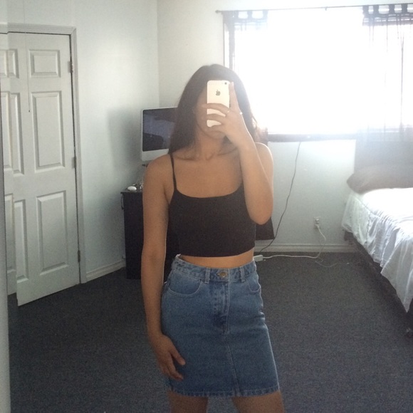 American Apparel Denim Skirt - Picture 1 of 4