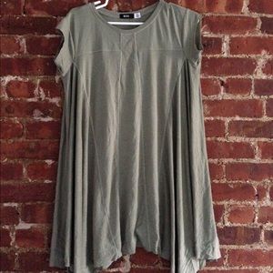 BDG Urban Outfitters T Shirt Dress Army Green sz S