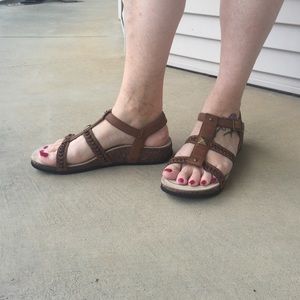 ABEO B.I.O SYSTEM BROWN MIRAMAR SANDALS