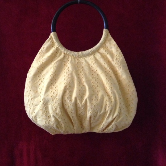 Yellow fashion bag