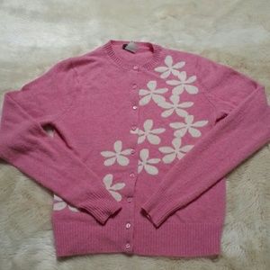Gorgeous J. Crew Lotus Blossom Cardigan Sweater