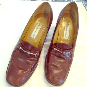 Eitenne Aigner 'High Life' heeled loafers, size 9