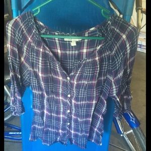 Old Navy plaid top