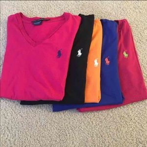 Ralph Lauren v-neck bundle