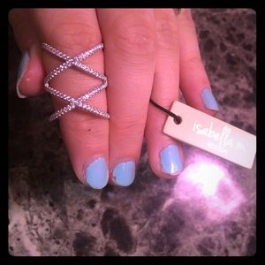 Isabella M. Sterling silver ring