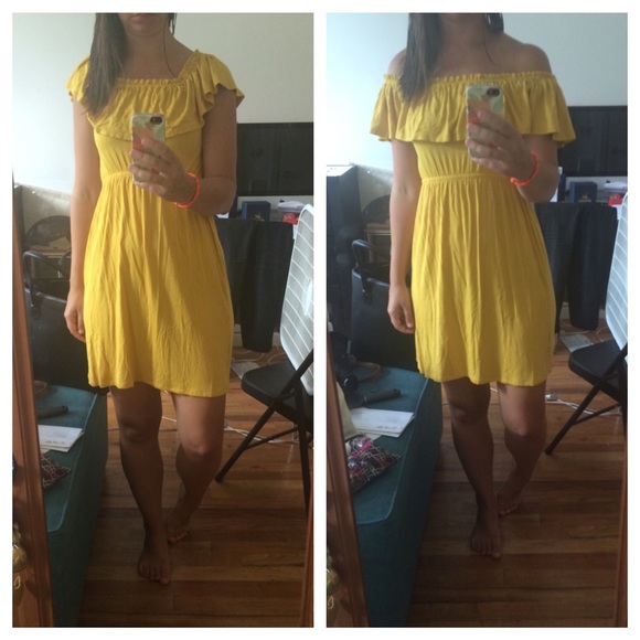 DONATED Ella Moss Yellow Dress - Picture 4 of 4