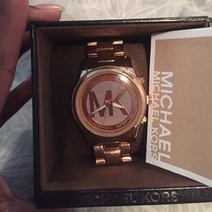 Rose Gold michael Kors watch