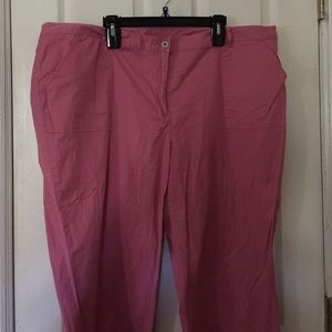 Style & Co Pink Capri- Size22