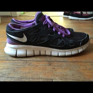 Purple Black Nikes