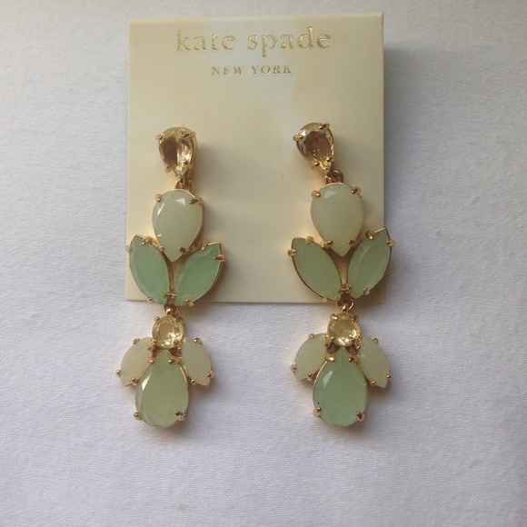 Kate Spade 14k gold plates earrings