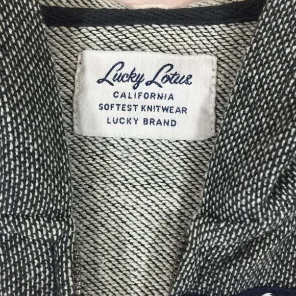 Lucky Brand Lotus Embroidered Hoodie - Picture 4 of 4