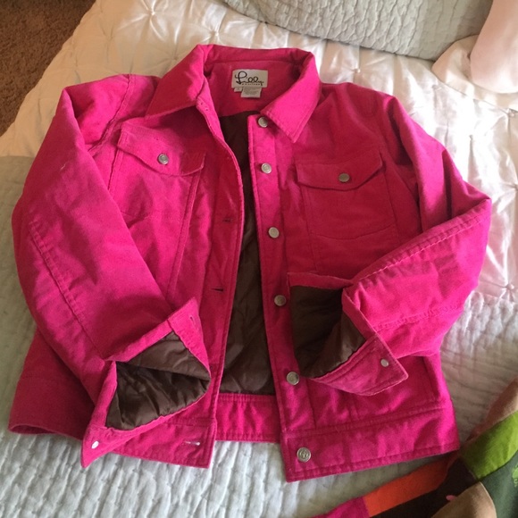 Lilly Pulitzer corduroy jacket and pants