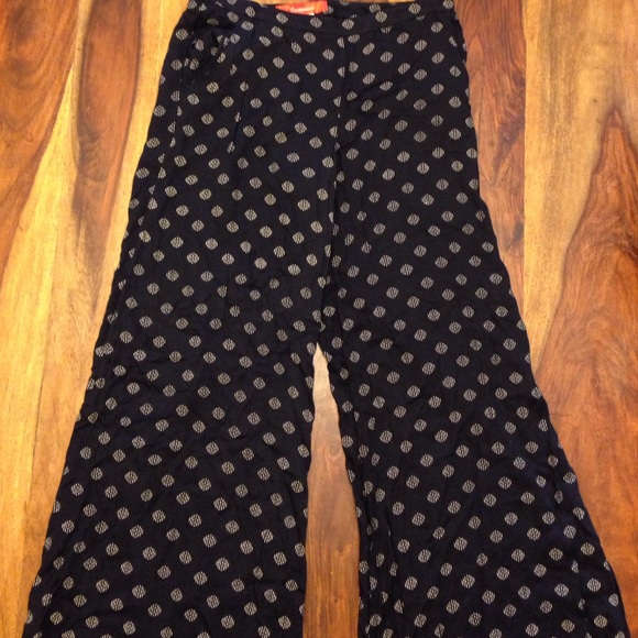 Anthropologie wide leg pants