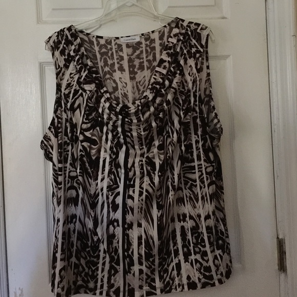Calvin Klein sleeveless top-3x