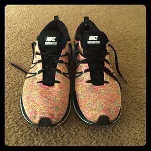 Nike multi-color flyknit trainer's