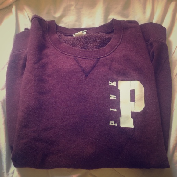 Maroon PINK sweatshirt