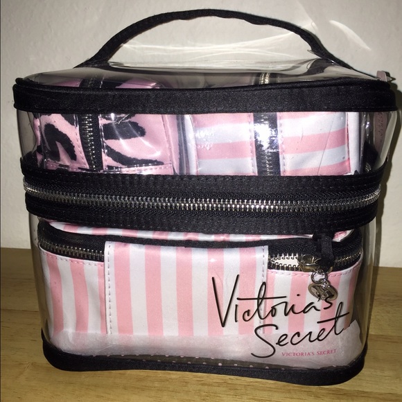 Victorias Secret makeup bag case - set of 4
