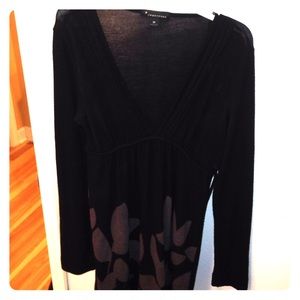 Black long sleeved dress