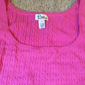 Lilly Pulitzer knit pink tank!